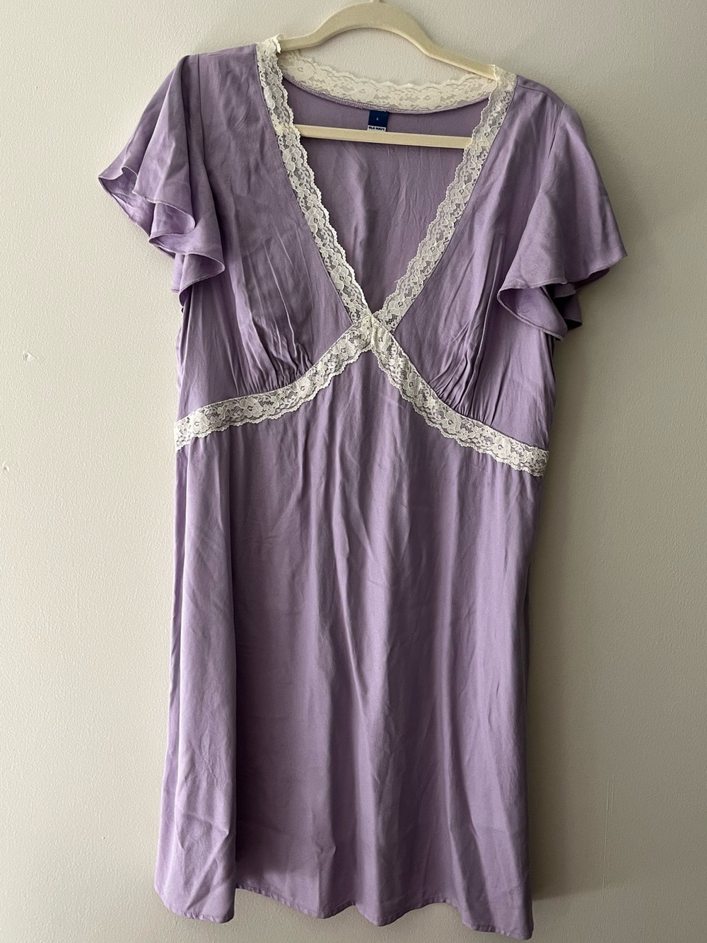 Old Navy Lavender Lace-Trim Dress